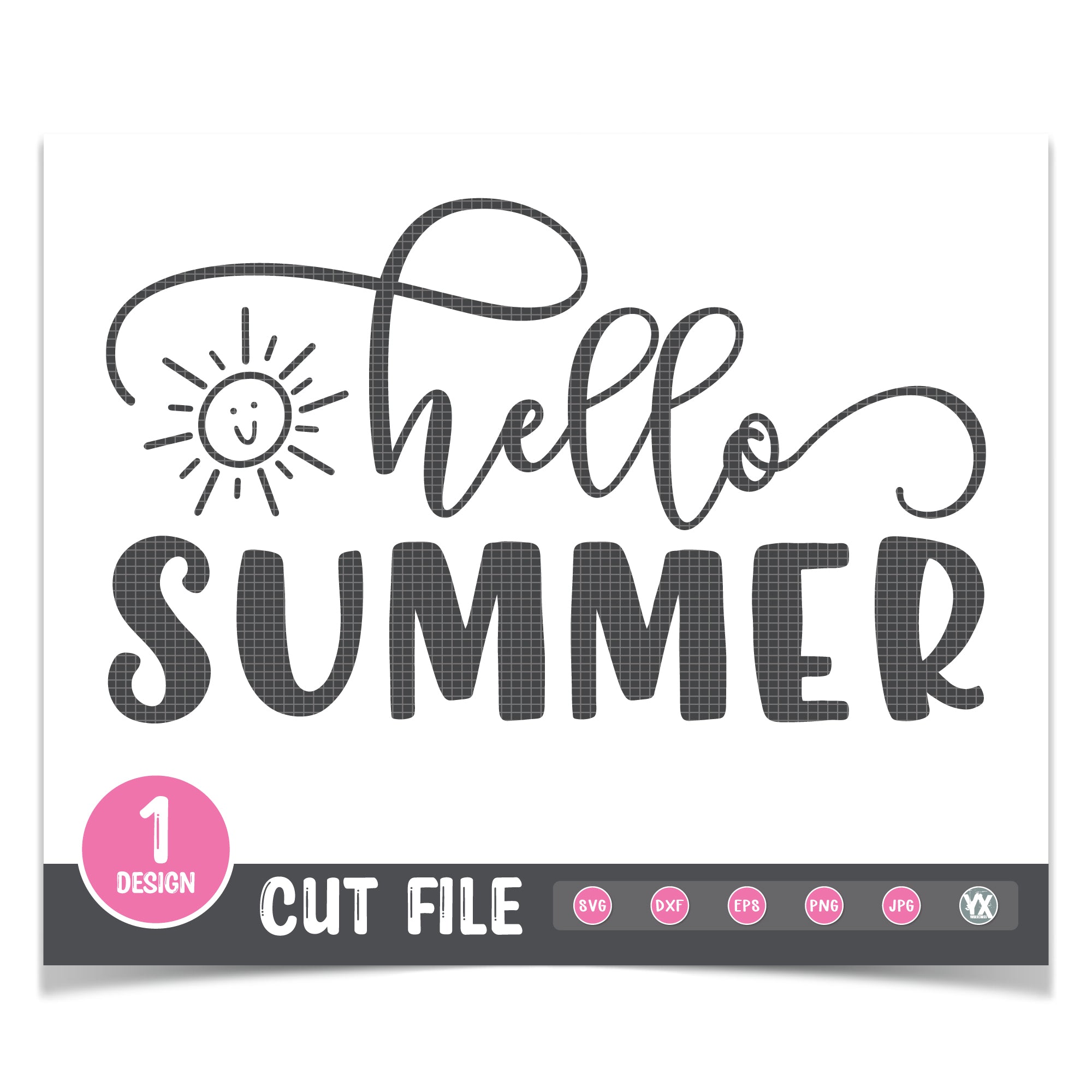 Hello Summer SVG