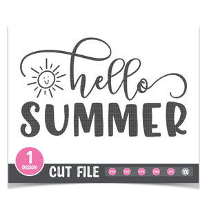 Hello Summer SVG