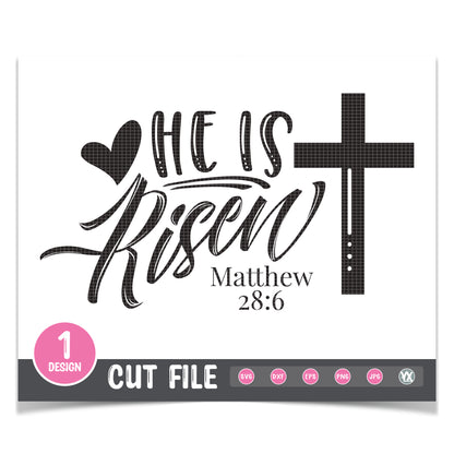 He is Risen SVG