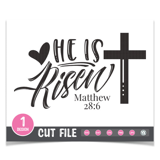 He is Risen SVG