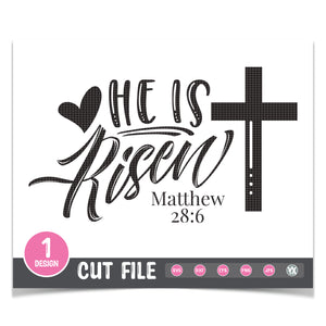 He is Risen SVG