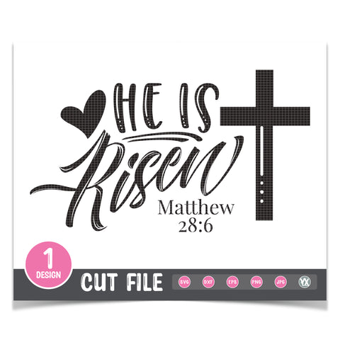 He is Risen SVG