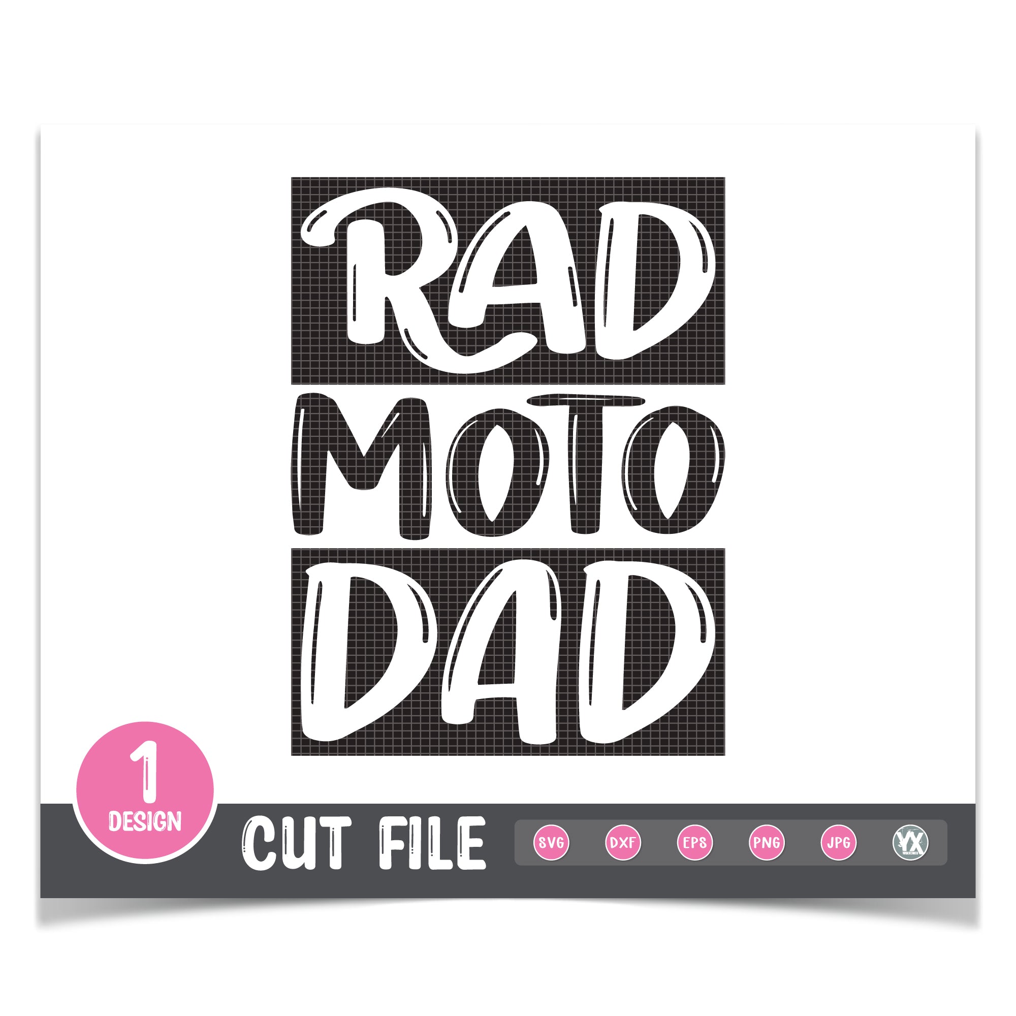 Rad Moto Dad SVG