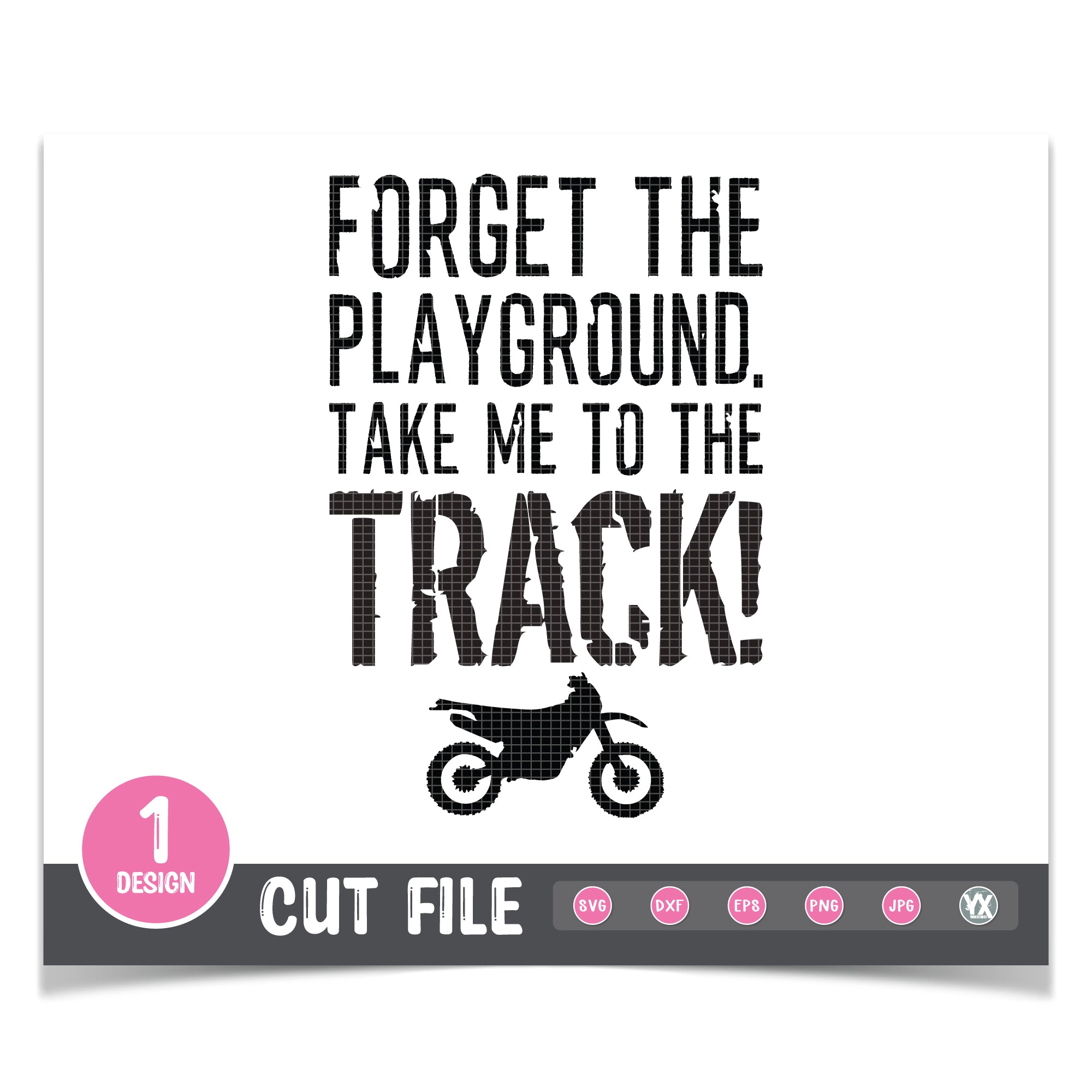 Forget the Playground. Take Me to the Track! SVG