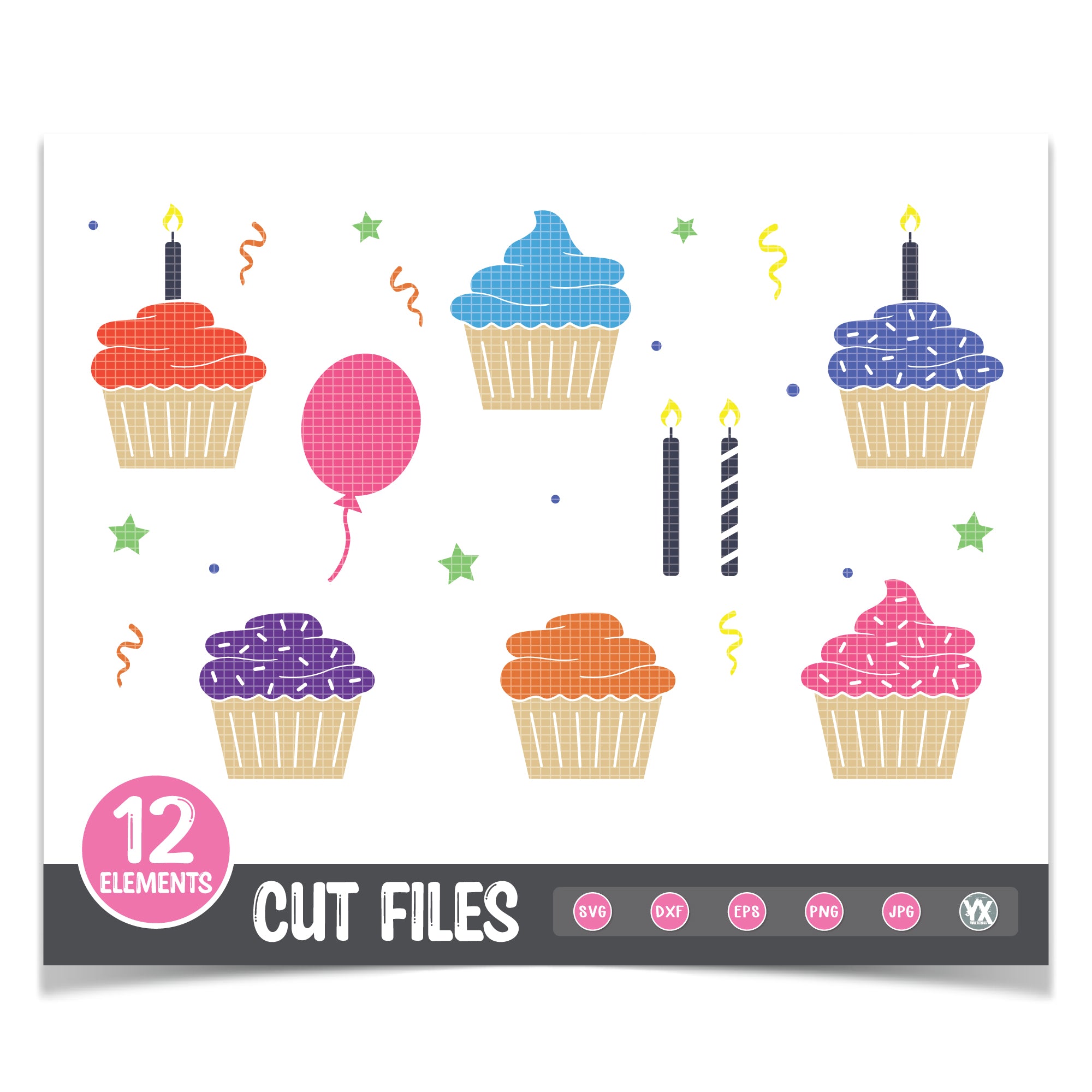 Cupcake SVG Set