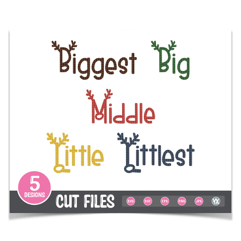 Christmas Sibling SVG Bundle