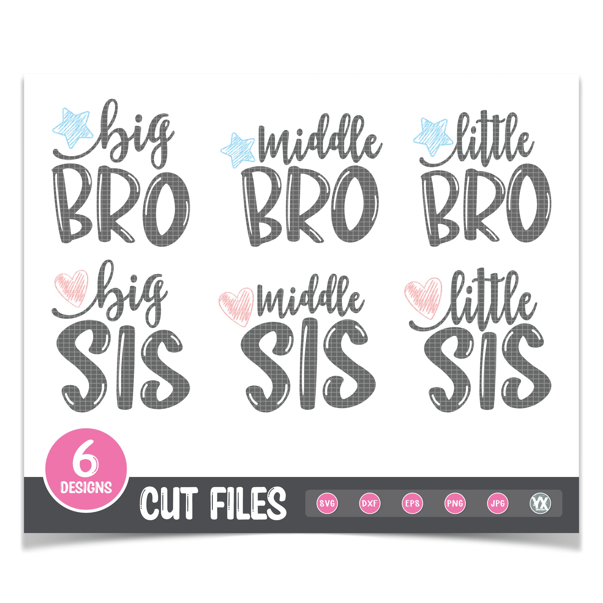 Sibling SVG Set