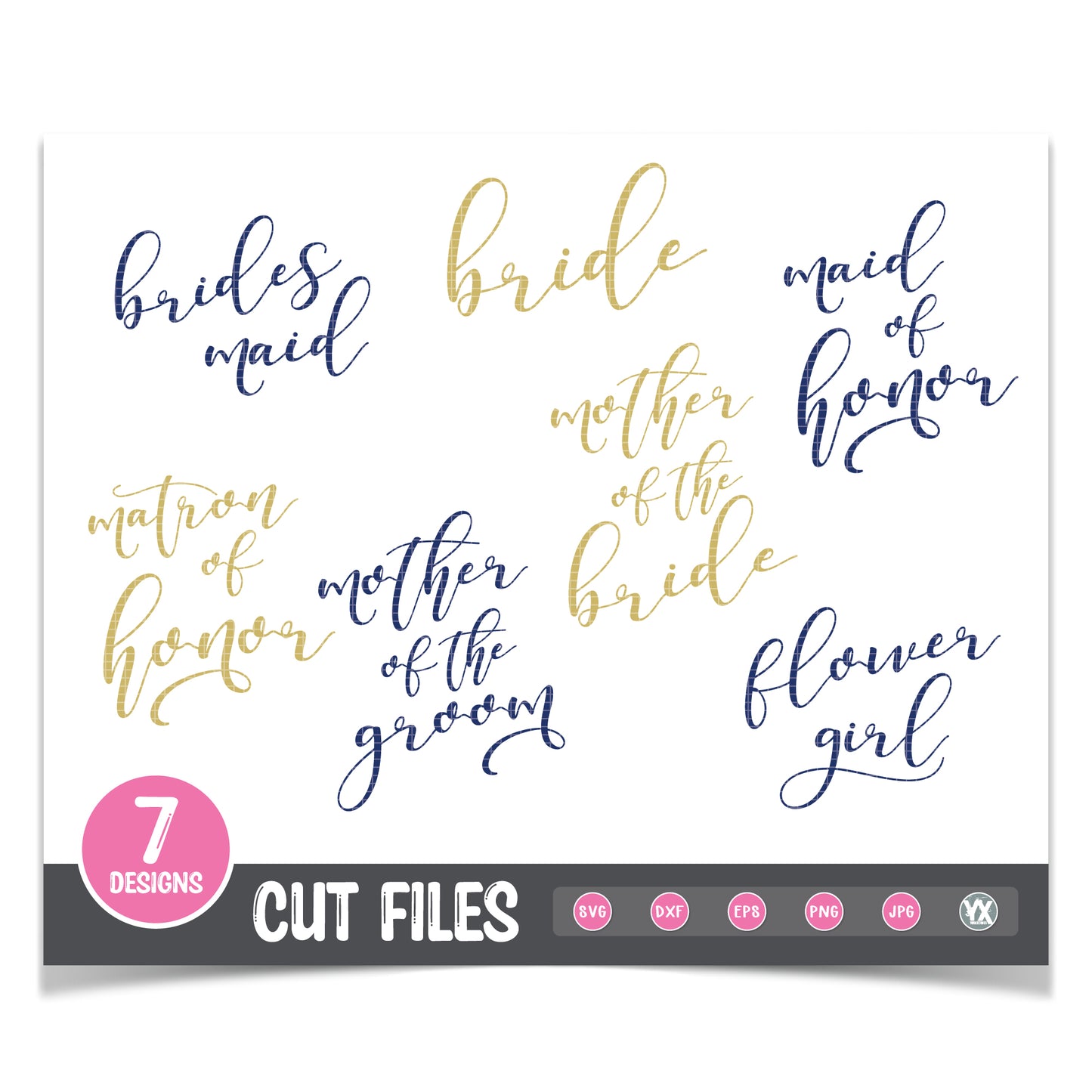 Bridal Party SVG Set
