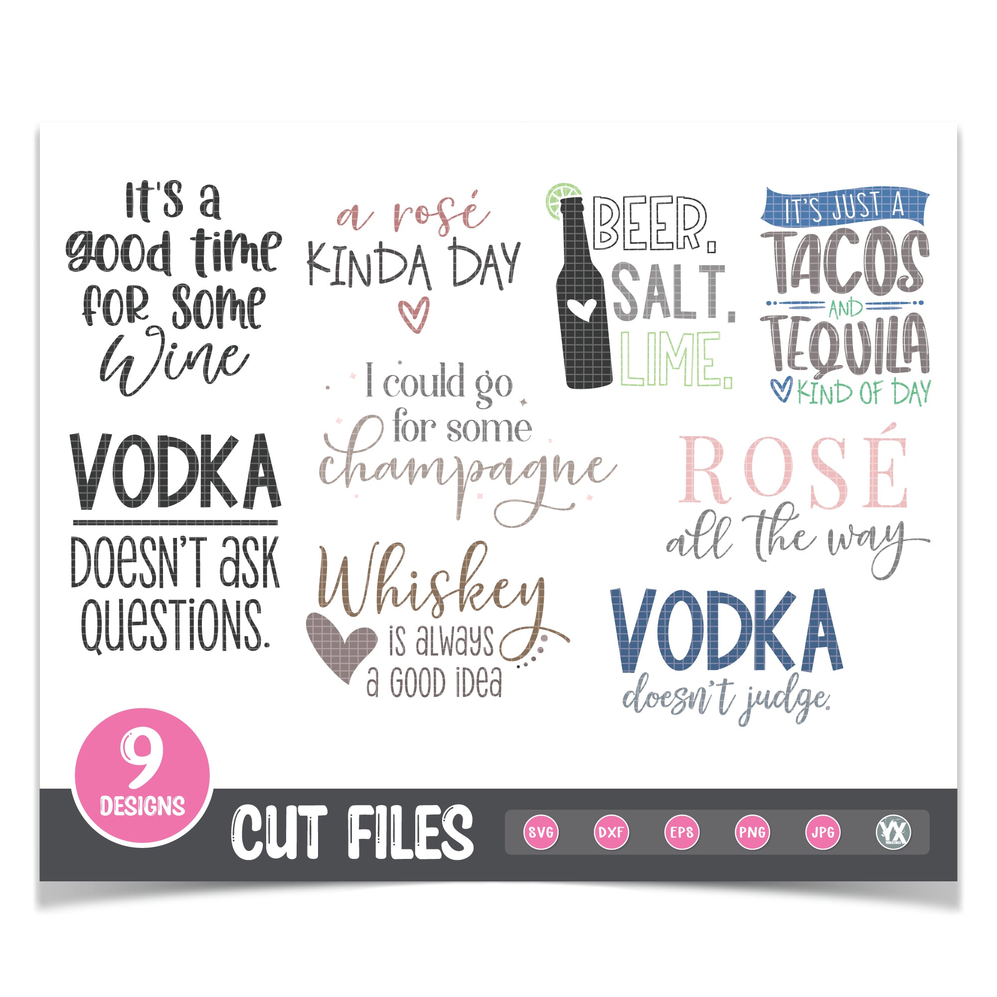 Alcohol SVG Bundle