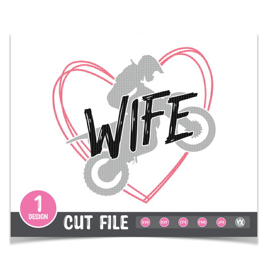 Motocross Wife SVG