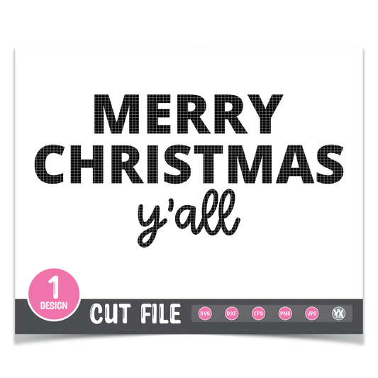 Merry Christmas, Y'all SVG