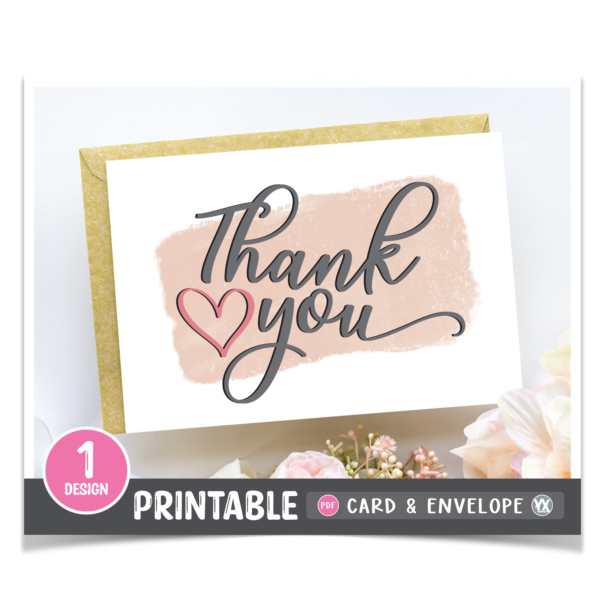 Printable Thank You Card