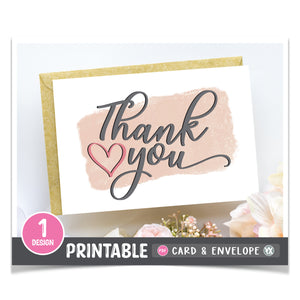 Printable Thank You Card