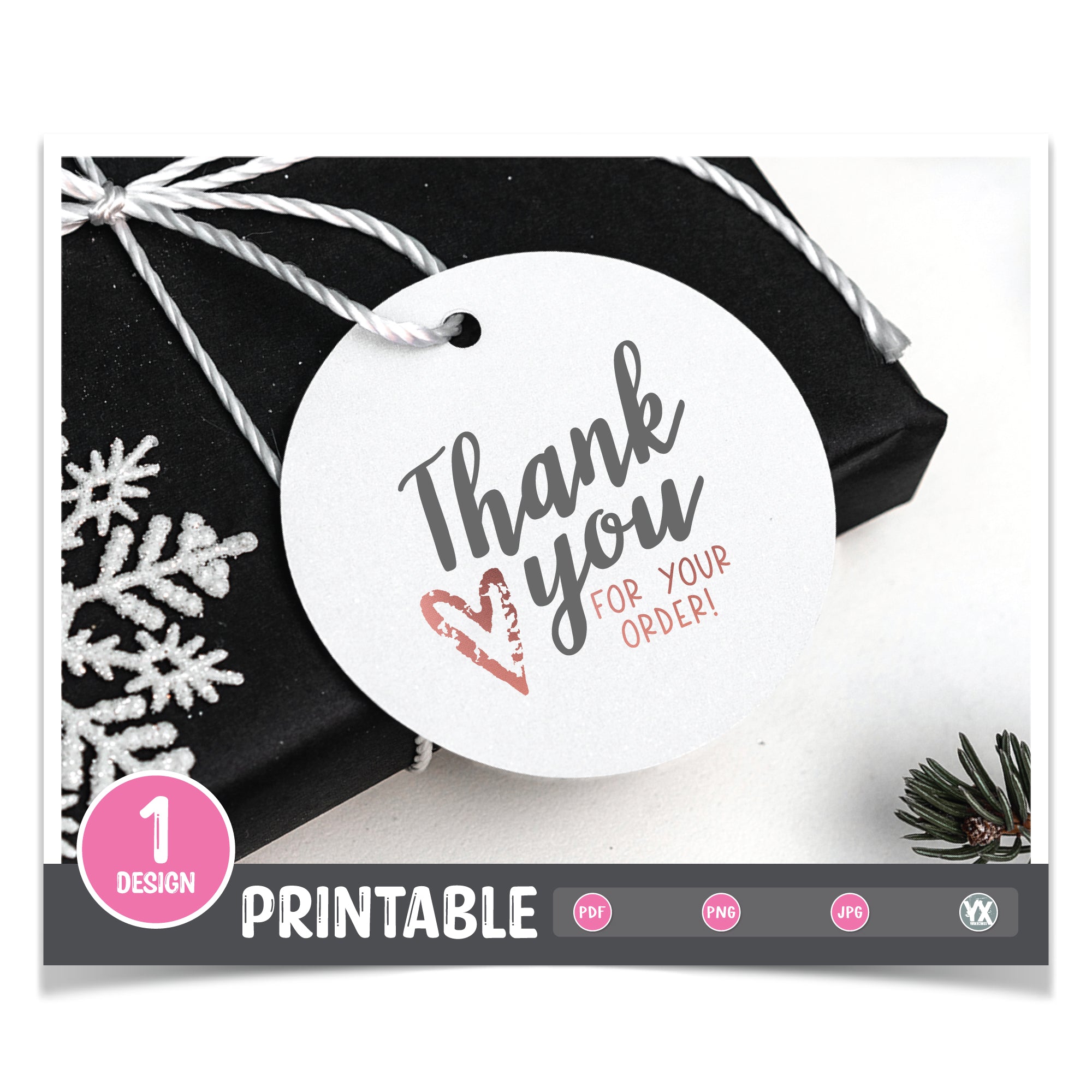Thank You For Your Order Printable