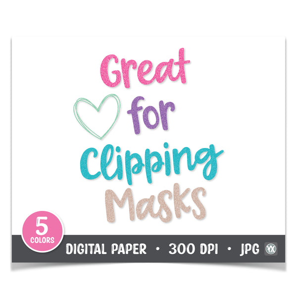 Digital Paper - Mermaid Glitter