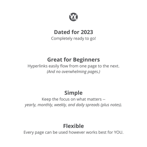 2023 Planner -- Version 1