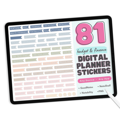 Budget Finance Digital Stickers