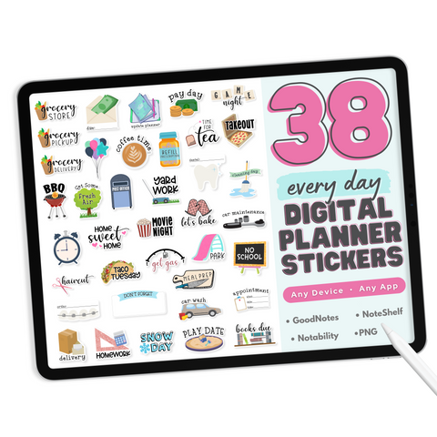 Every Day Digital Planner Stickers
