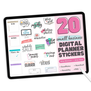 Etsy Small Business Digital Planner Stickers