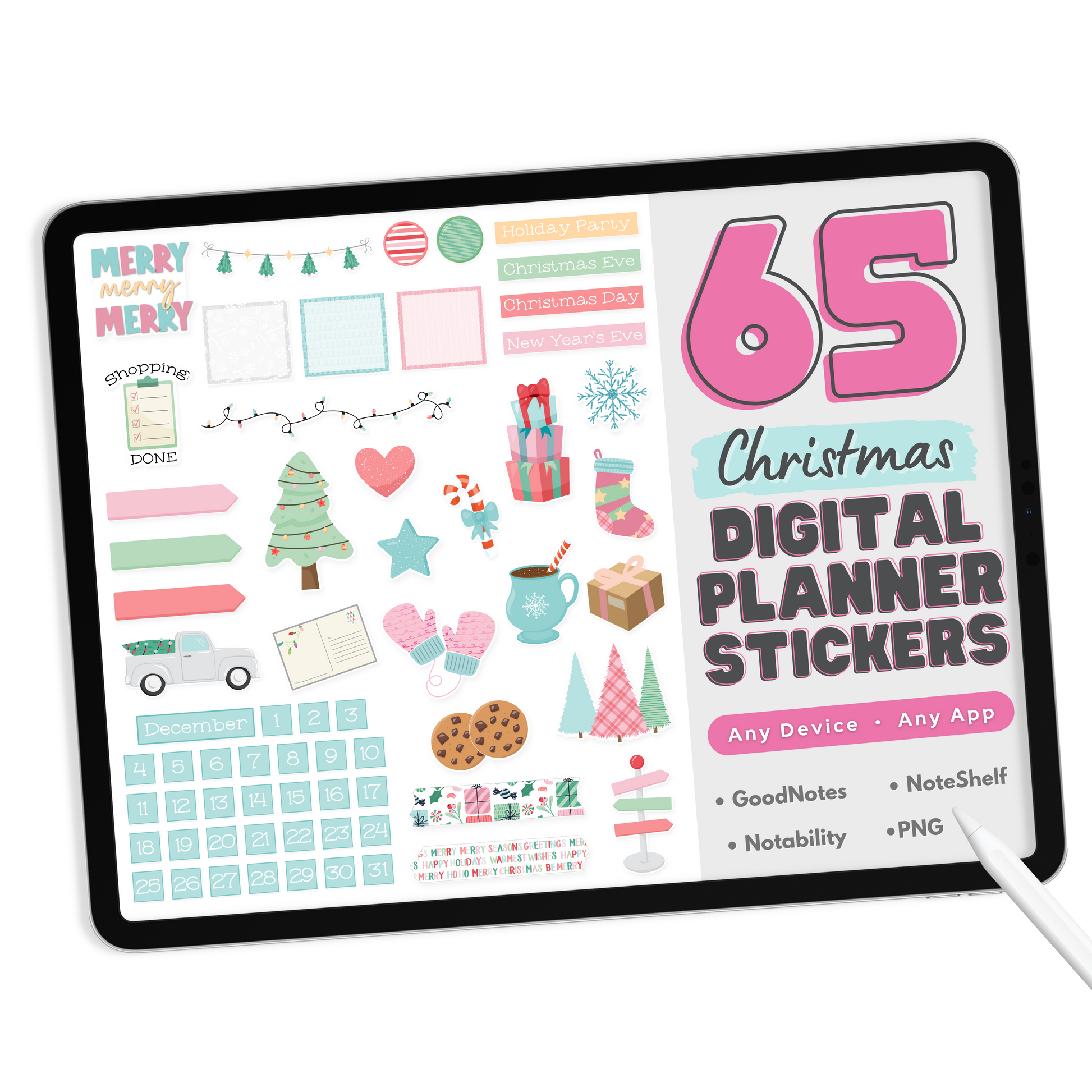 Christmas Digital Stickers