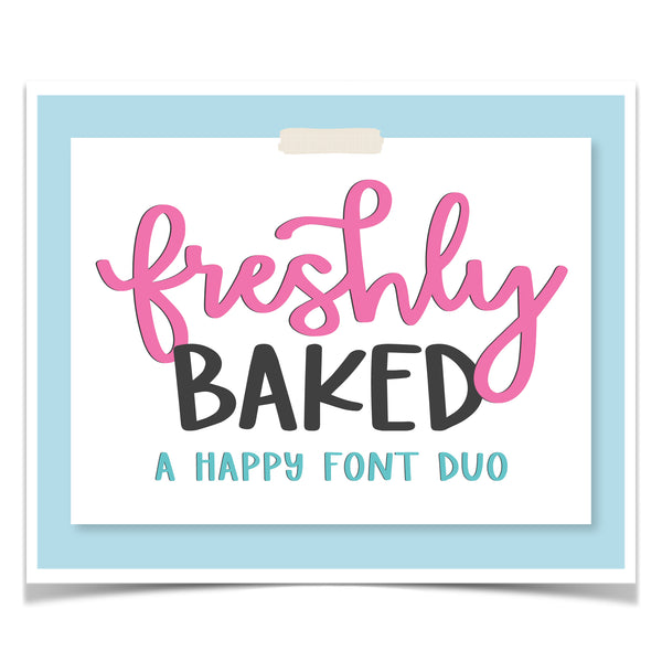 Freshly Baked Font Duo