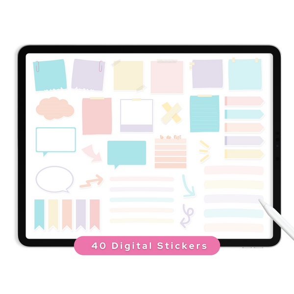 Sticky Note Digital Stickers