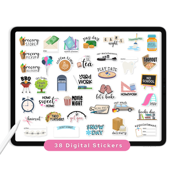 Every Day Digital Planner Stickers