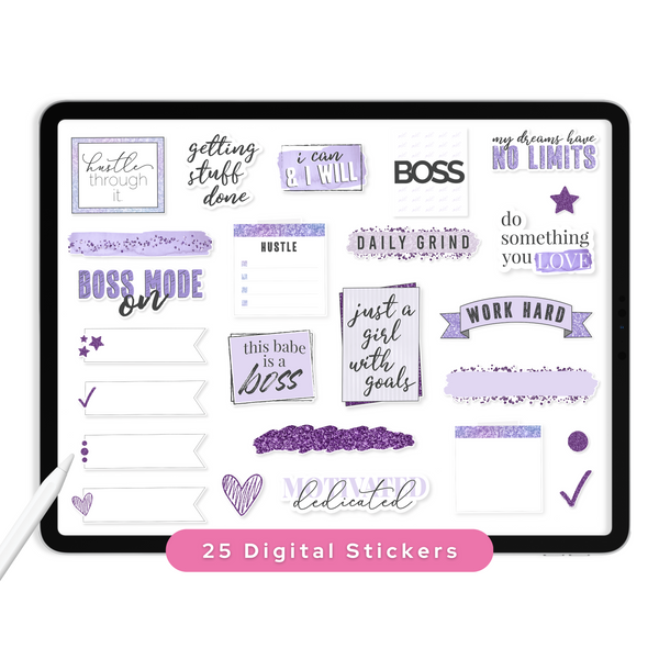 Boss Digital Planner Stickers