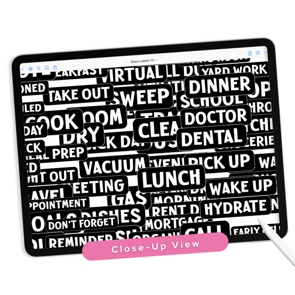 Label Digital Planner Stickers