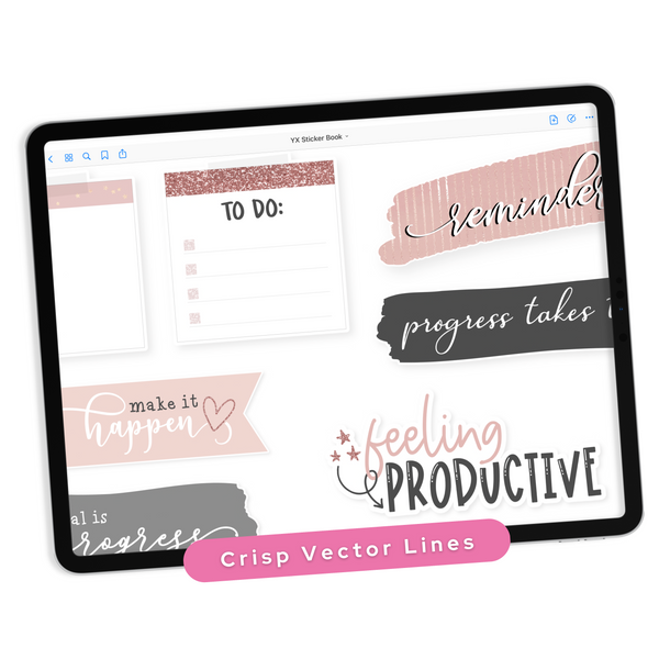 Motivational Digital Planner Stickers