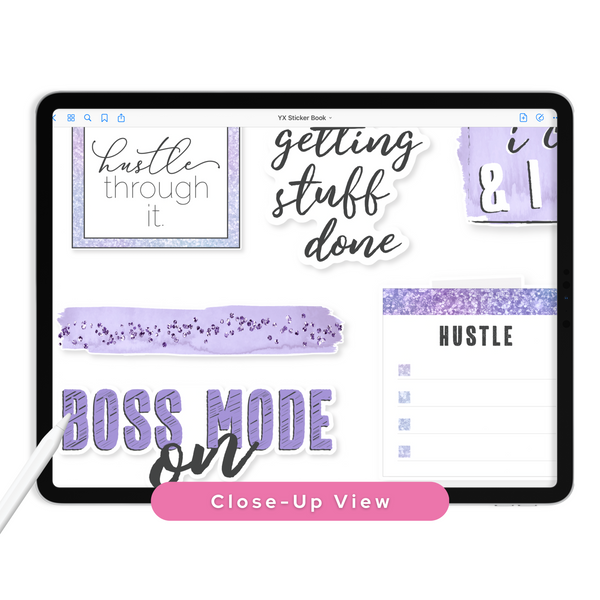 Boss Digital Planner Stickers