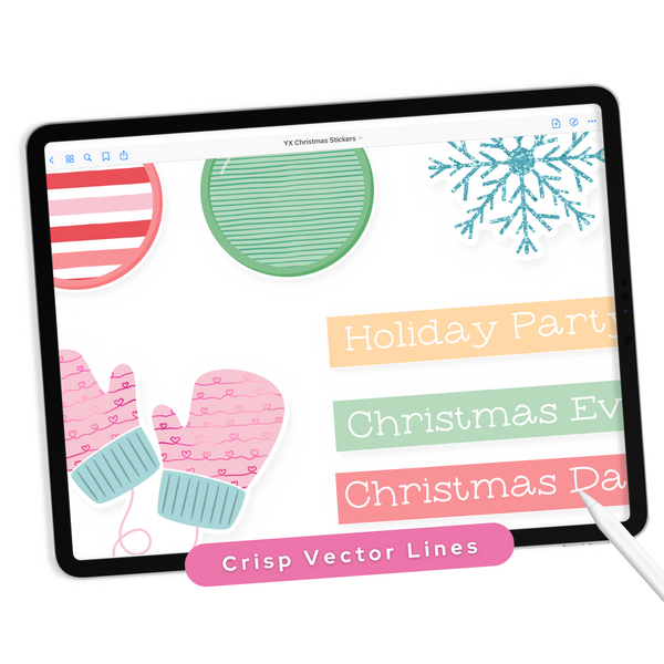 Christmas Digital Planner Stickers