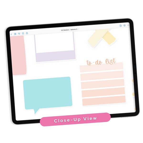 Sticky Note Digital Stickers