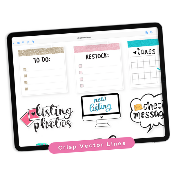 Small Business Digital Planner Stickers