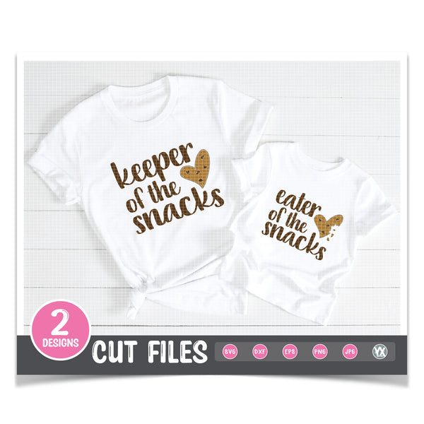 Keeper & Eater of the Snacks - Mommy & Me SVG Set