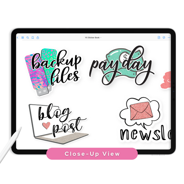 Small Business Digital Planner Stickers