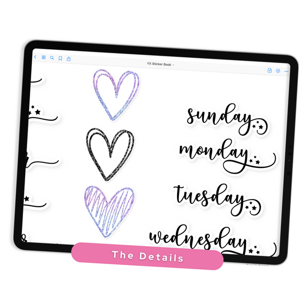 Essential Digital Planner Stickers