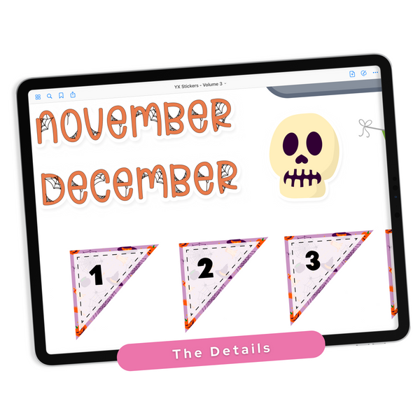 Halloween Digital Planner Stickers