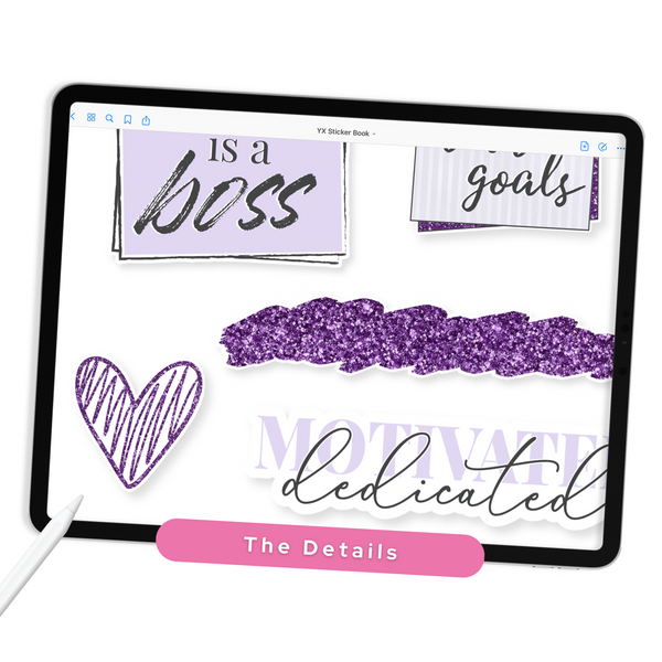 Boss Digital Planner Stickers