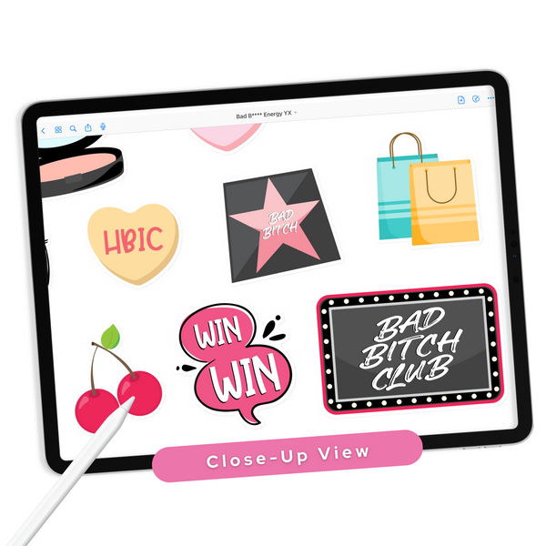 Bad B**** Energy Digital Stickers