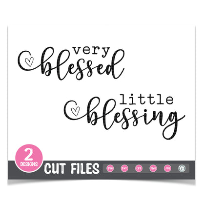 Very Blessed & Little Blessing - Mommy & Me Set