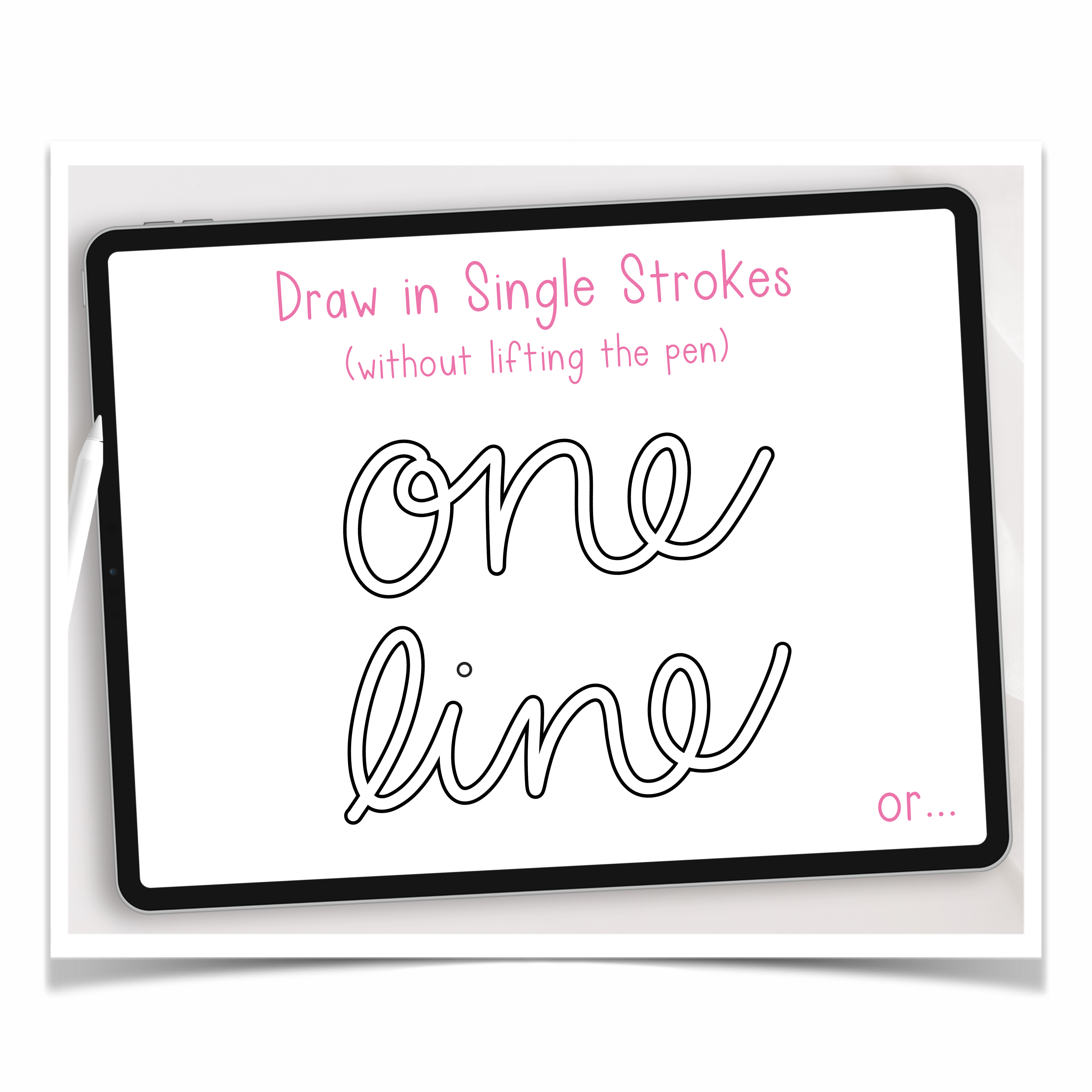 Fine Line Brush for Procreate