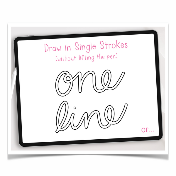 Fine Line Brush for Procreate