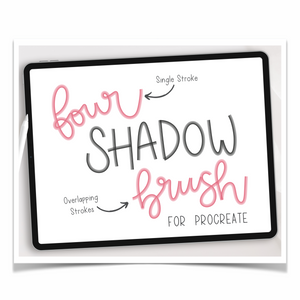 Four Shadow Brush for Procreate