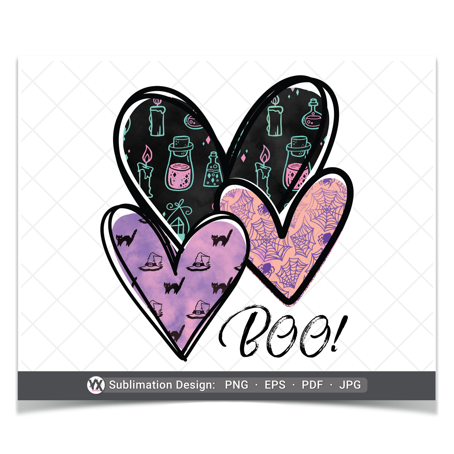 Boo! Halloween (Sublimation)
