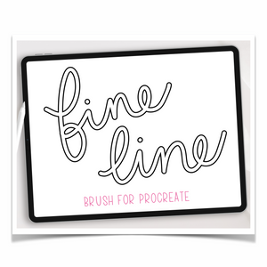 Fine Line Brush for Procreate