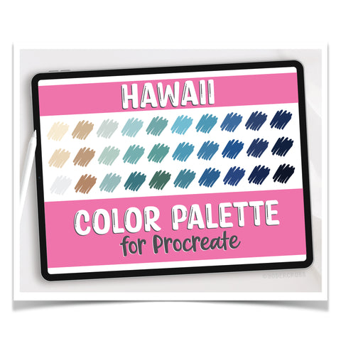 Hawaii - Procreate Color Palette