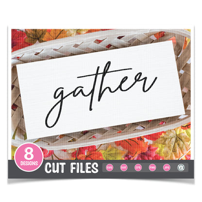 Cursive Font Phrases SVG