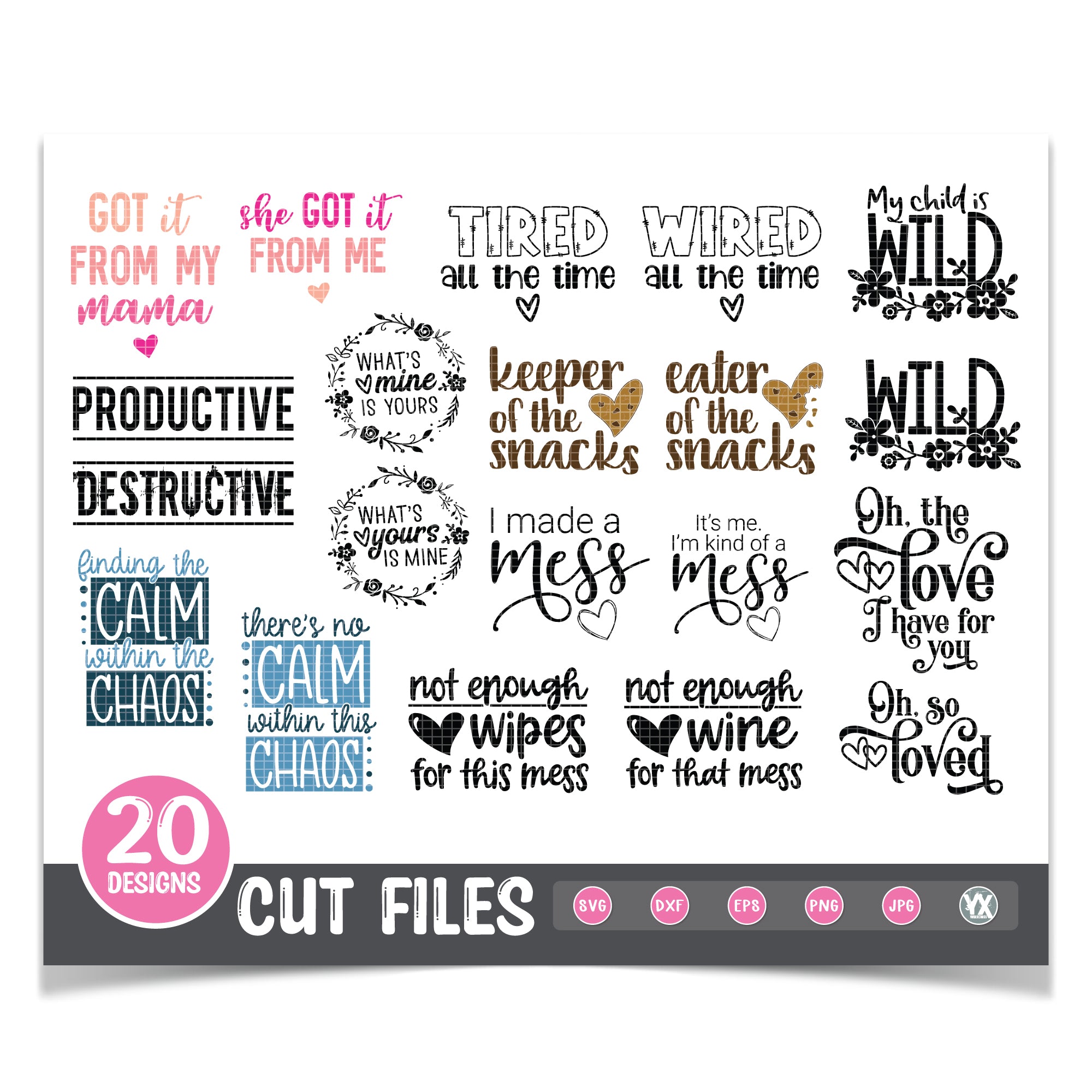 Mommy & Me SVG Bundle
