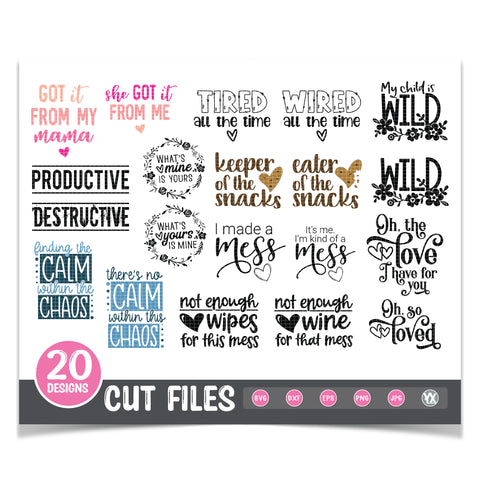 Mommy & Me SVG Bundle